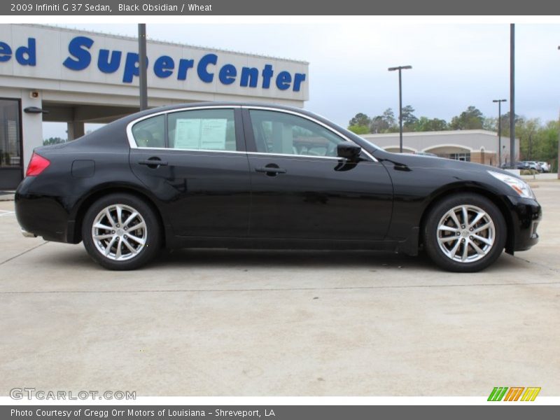 Black Obsidian / Wheat 2009 Infiniti G 37 Sedan