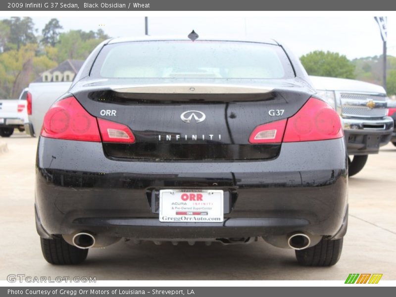 Black Obsidian / Wheat 2009 Infiniti G 37 Sedan