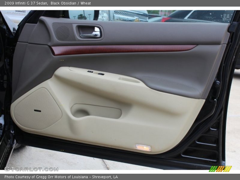 Black Obsidian / Wheat 2009 Infiniti G 37 Sedan