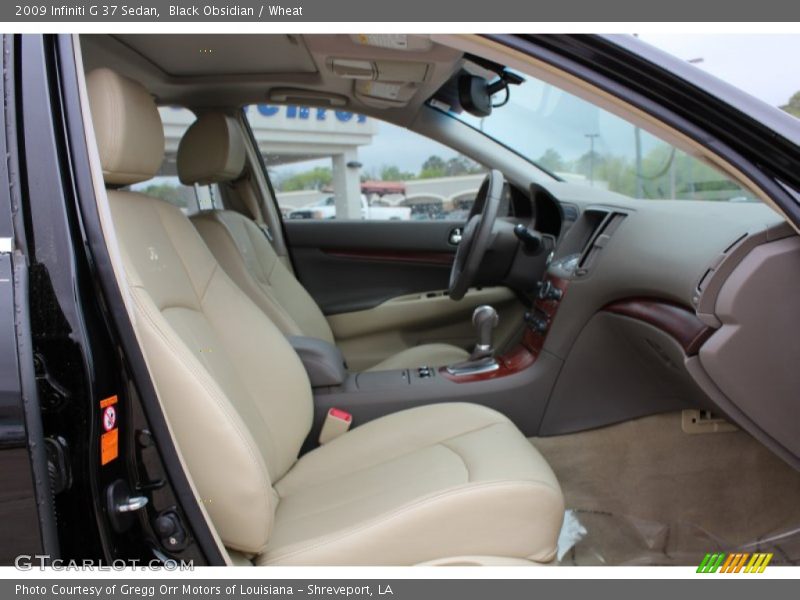 Black Obsidian / Wheat 2009 Infiniti G 37 Sedan