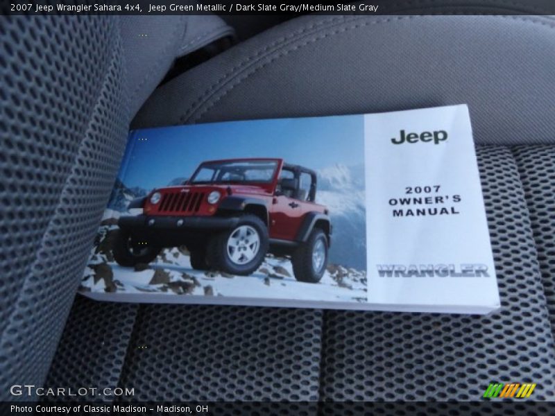 Jeep Green Metallic / Dark Slate Gray/Medium Slate Gray 2007 Jeep Wrangler Sahara 4x4