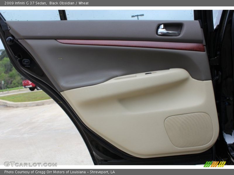 Black Obsidian / Wheat 2009 Infiniti G 37 Sedan
