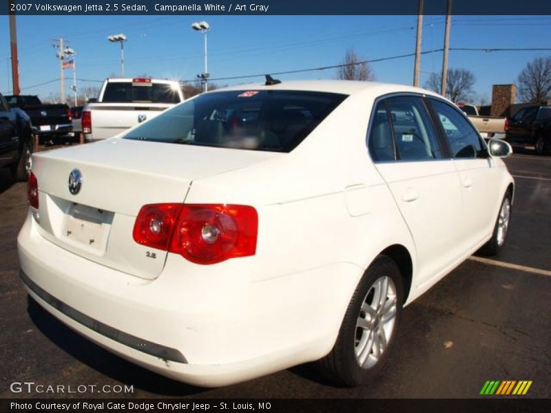 Campanella White / Art Gray 2007 Volkswagen Jetta 2.5 Sedan