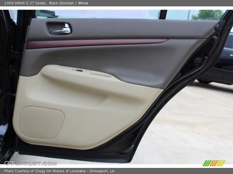 Black Obsidian / Wheat 2009 Infiniti G 37 Sedan