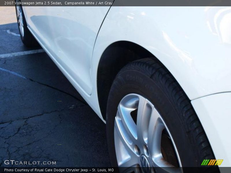 Campanella White / Art Gray 2007 Volkswagen Jetta 2.5 Sedan
