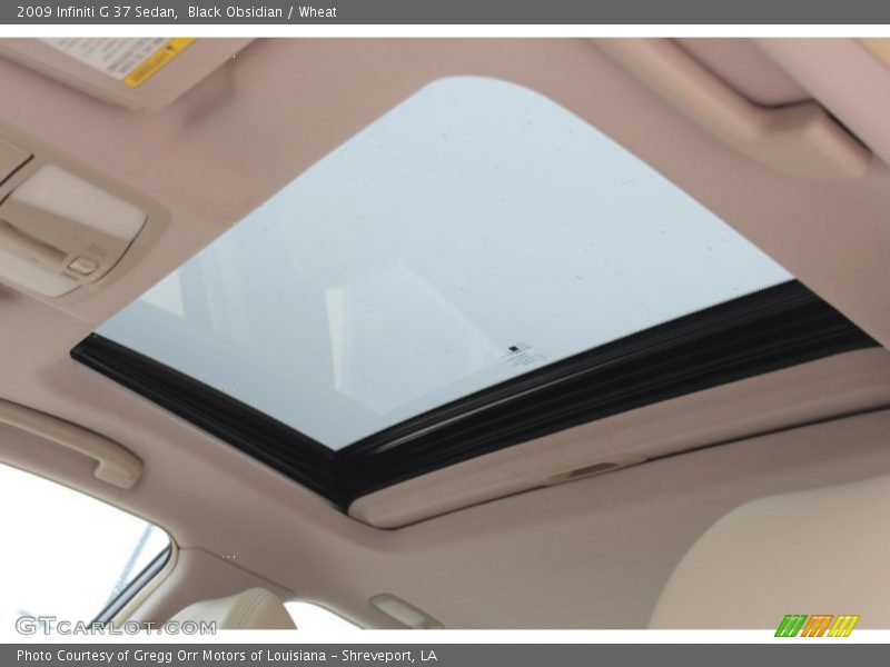 Black Obsidian / Wheat 2009 Infiniti G 37 Sedan