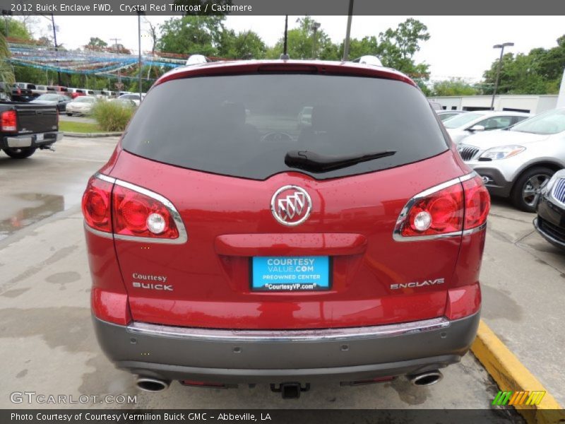 Crystal Red Tintcoat / Cashmere 2012 Buick Enclave FWD