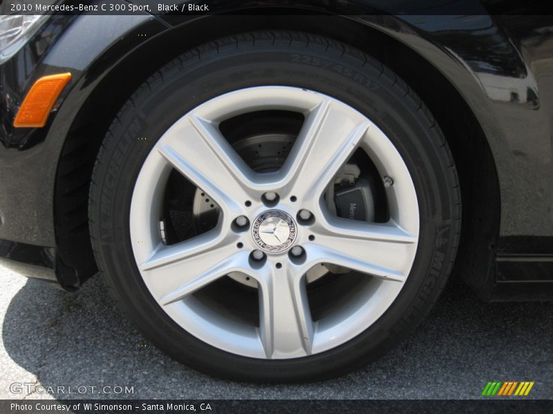 Black / Black 2010 Mercedes-Benz C 300 Sport