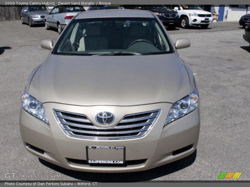 Desert Sand Metallic / Bisque 2009 Toyota Camry Hybrid