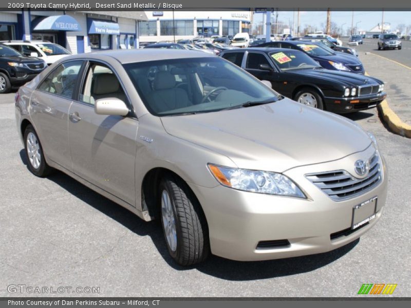 Desert Sand Metallic / Bisque 2009 Toyota Camry Hybrid