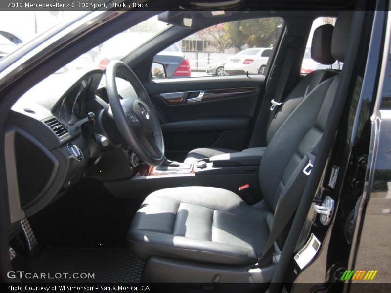 Black / Black 2010 Mercedes-Benz C 300 Sport
