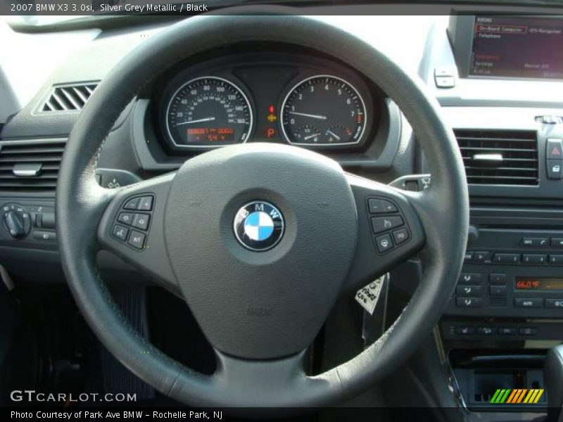 Silver Grey Metallic / Black 2007 BMW X3 3.0si
