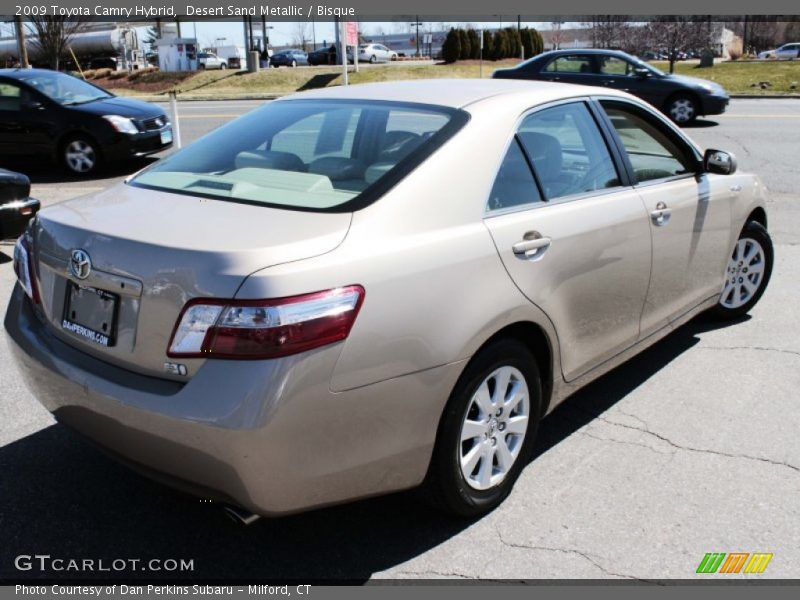 Desert Sand Metallic / Bisque 2009 Toyota Camry Hybrid