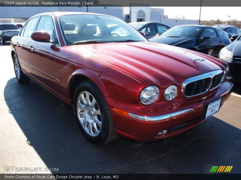 Radiance Red Metallic / Sand 2004 Jaguar XJ XJ8