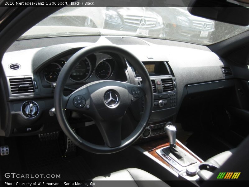 Black / Black 2010 Mercedes-Benz C 300 Sport