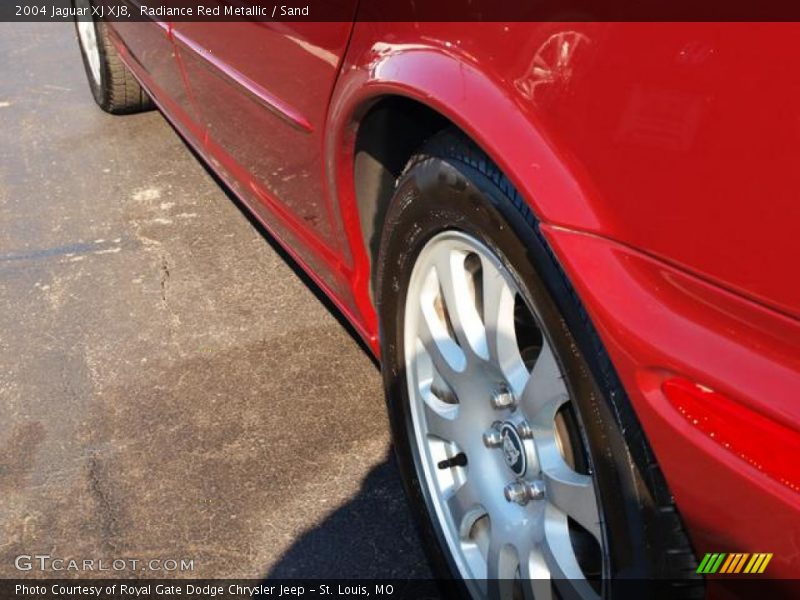 Radiance Red Metallic / Sand 2004 Jaguar XJ XJ8