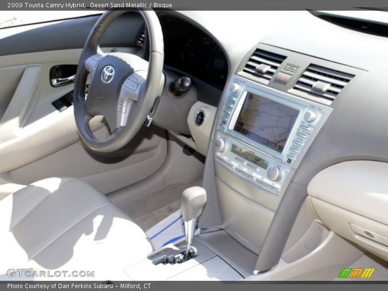 Desert Sand Metallic / Bisque 2009 Toyota Camry Hybrid