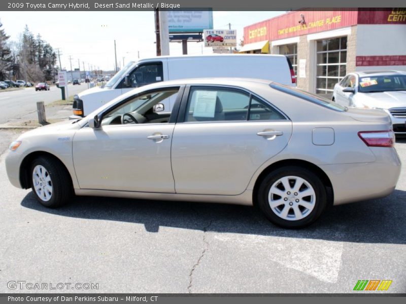 Desert Sand Metallic / Bisque 2009 Toyota Camry Hybrid