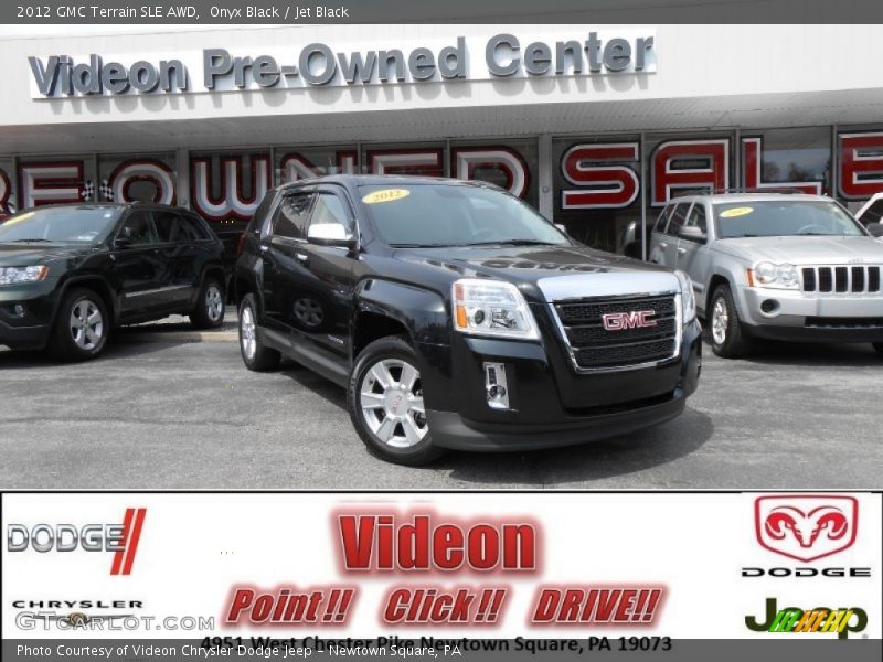 Onyx Black / Jet Black 2012 GMC Terrain SLE AWD
