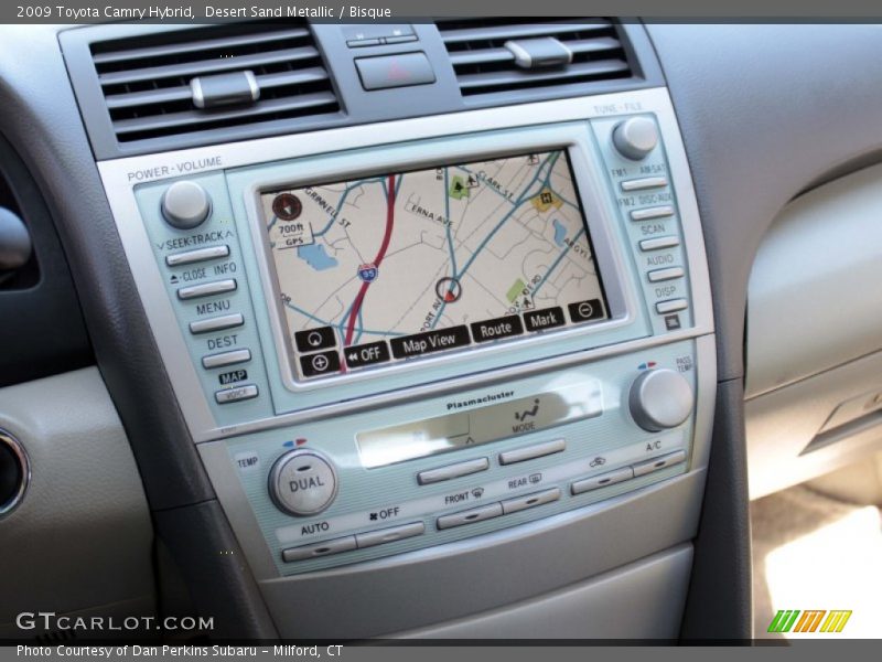 Desert Sand Metallic / Bisque 2009 Toyota Camry Hybrid