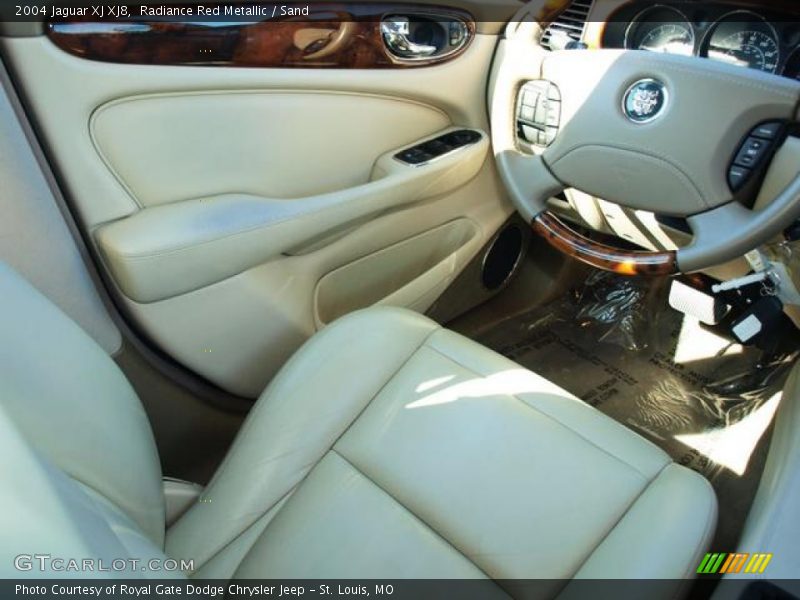 Radiance Red Metallic / Sand 2004 Jaguar XJ XJ8