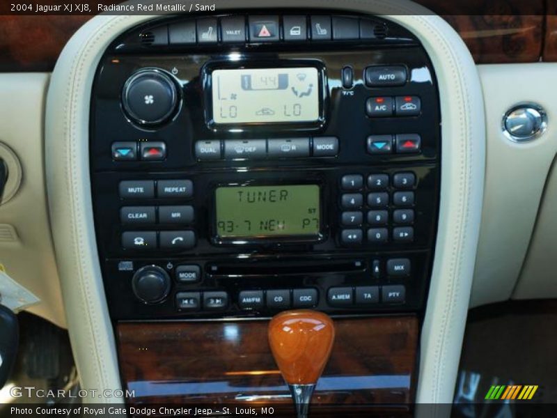 Radiance Red Metallic / Sand 2004 Jaguar XJ XJ8