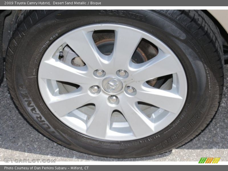 Desert Sand Metallic / Bisque 2009 Toyota Camry Hybrid