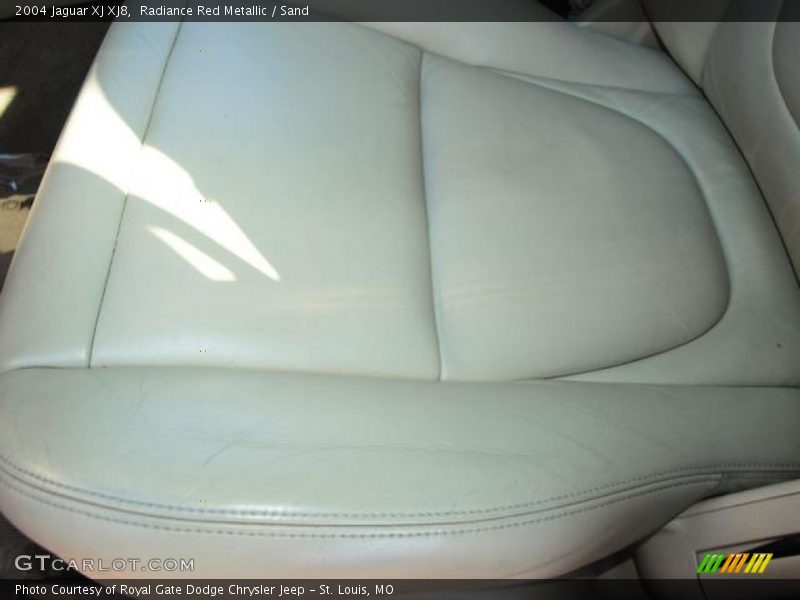 Radiance Red Metallic / Sand 2004 Jaguar XJ XJ8