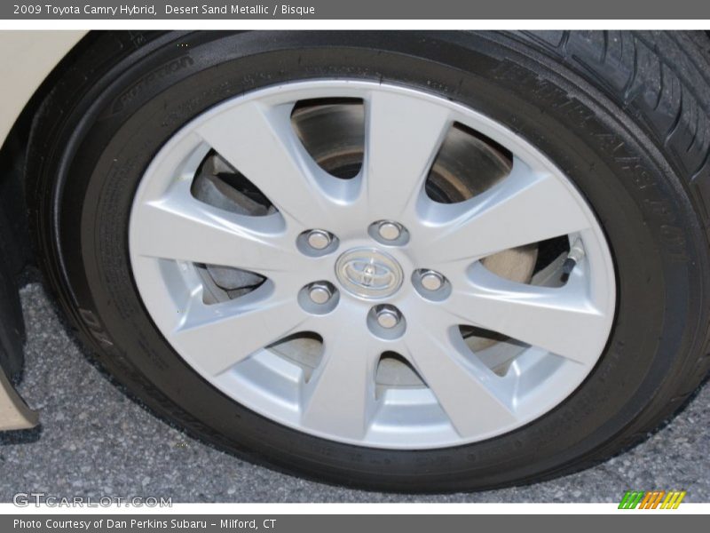 Desert Sand Metallic / Bisque 2009 Toyota Camry Hybrid