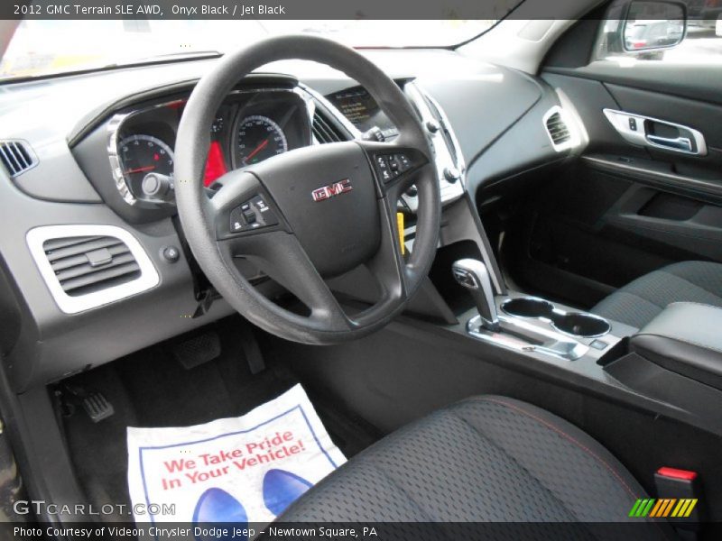 Onyx Black / Jet Black 2012 GMC Terrain SLE AWD