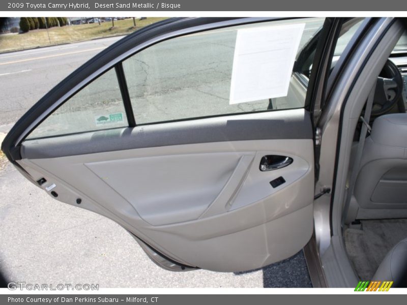 Desert Sand Metallic / Bisque 2009 Toyota Camry Hybrid