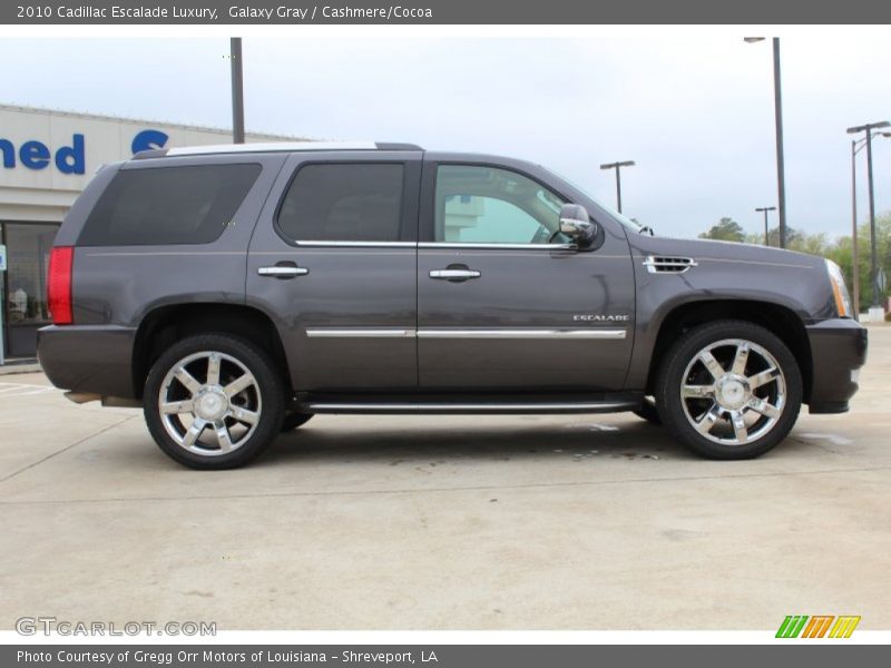 Galaxy Gray / Cashmere/Cocoa 2010 Cadillac Escalade Luxury