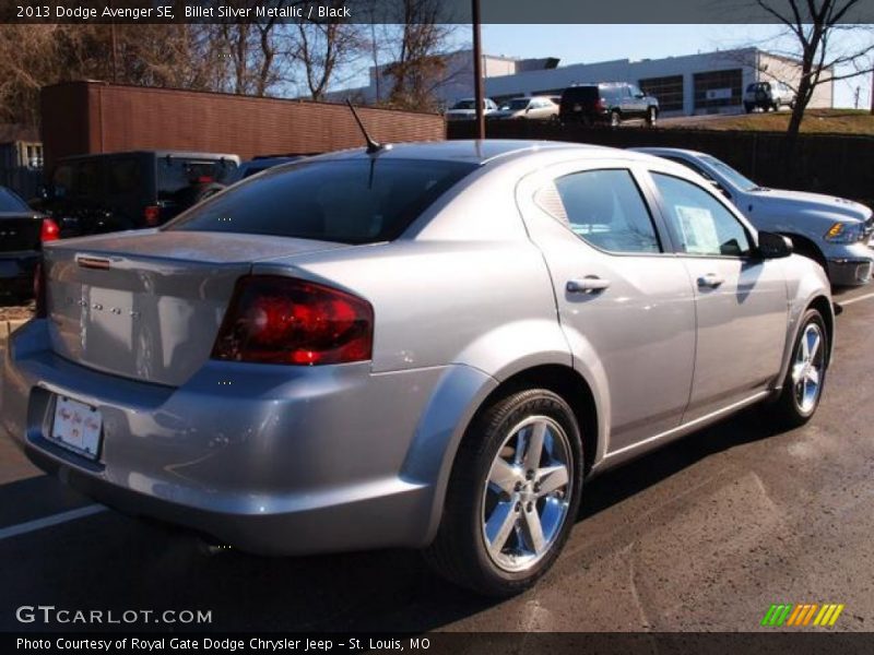 Billet Silver Metallic / Black 2013 Dodge Avenger SE