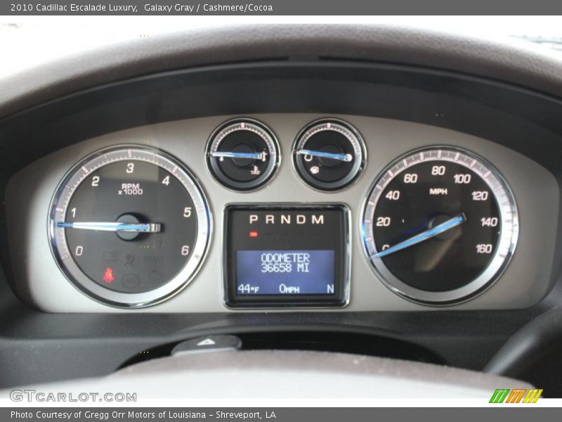  2010 Escalade Luxury Luxury Gauges