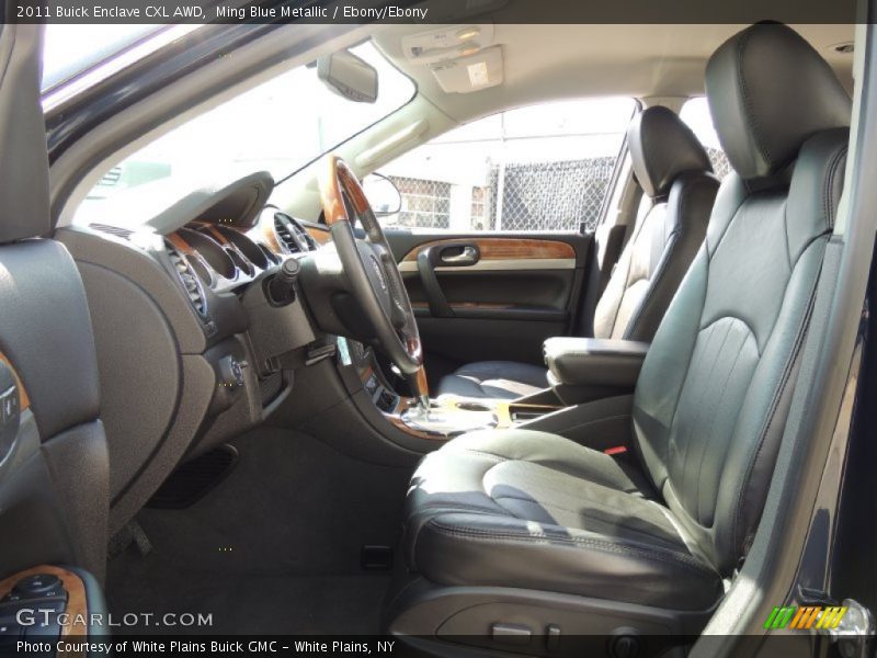 Ming Blue Metallic / Ebony/Ebony 2011 Buick Enclave CXL AWD