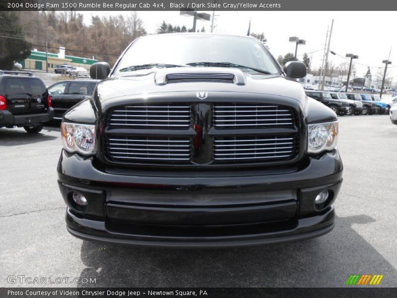 Black / Dark Slate Gray/Yellow Accents 2004 Dodge Ram 1500 Rumble Bee Regular Cab 4x4