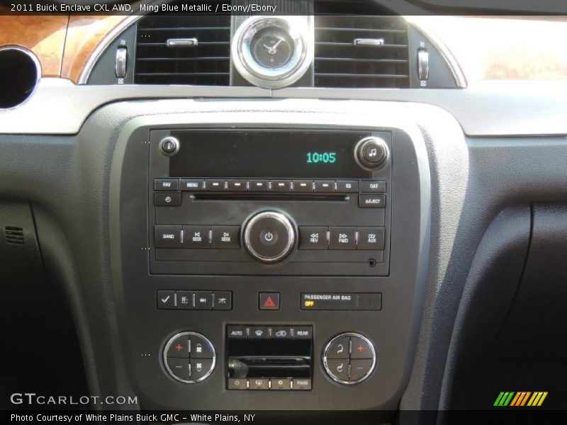 Ming Blue Metallic / Ebony/Ebony 2011 Buick Enclave CXL AWD