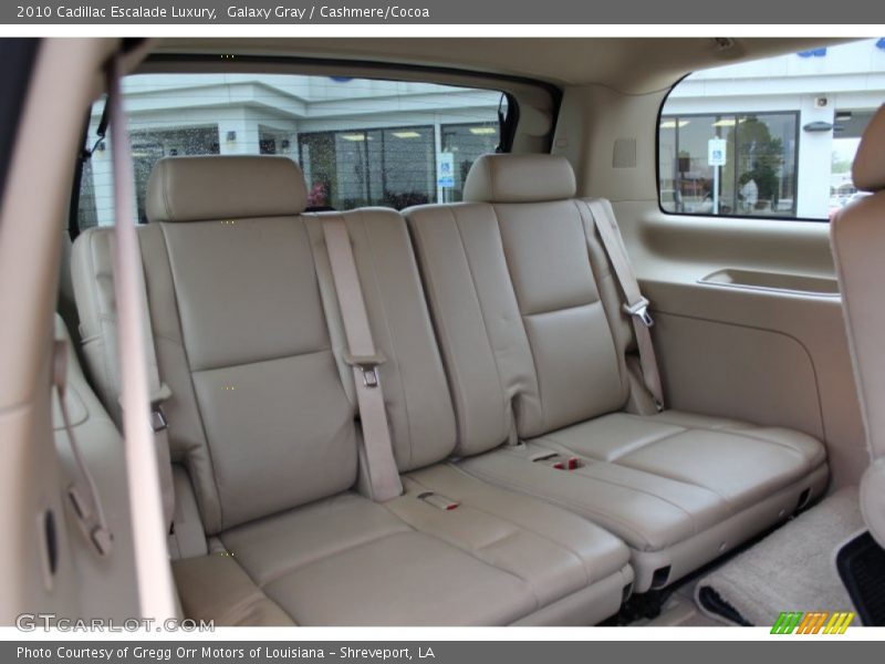 Rear Seat of 2010 Escalade Luxury