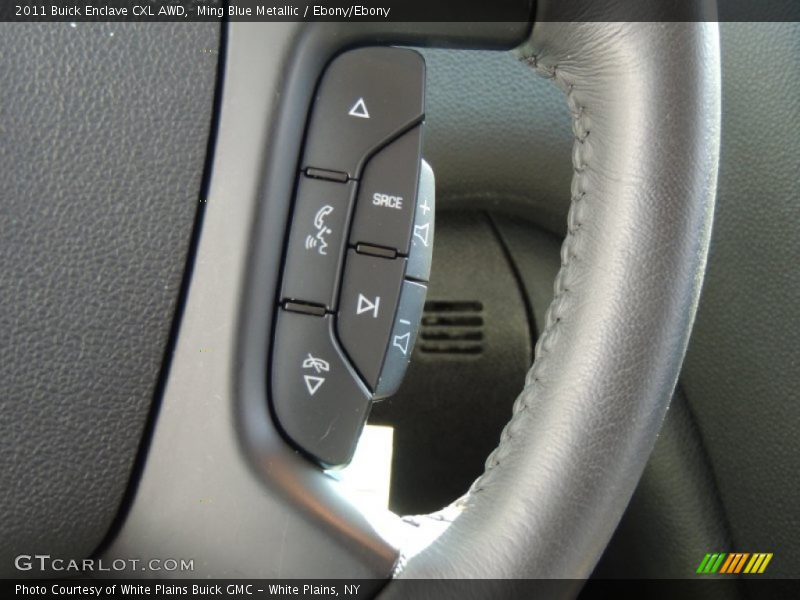 Ming Blue Metallic / Ebony/Ebony 2011 Buick Enclave CXL AWD