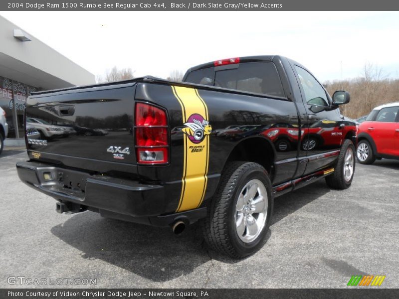 Black / Dark Slate Gray/Yellow Accents 2004 Dodge Ram 1500 Rumble Bee Regular Cab 4x4