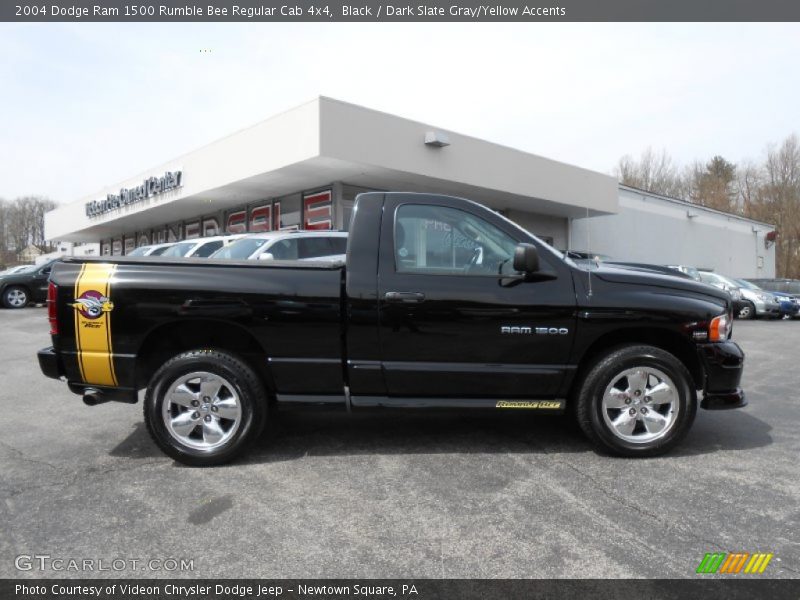 Black / Dark Slate Gray/Yellow Accents 2004 Dodge Ram 1500 Rumble Bee Regular Cab 4x4