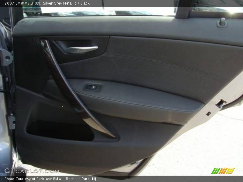 Silver Grey Metallic / Black 2007 BMW X3 3.0si