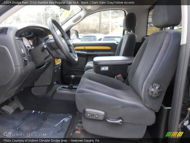 Front Seat of 2004 Ram 1500 Rumble Bee Regular Cab 4x4