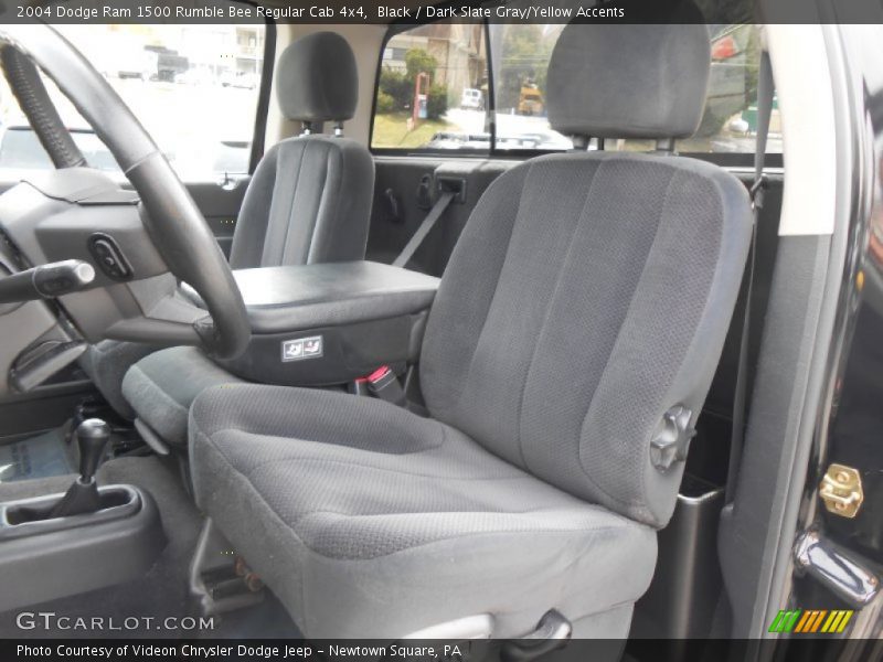 Front Seat of 2004 Ram 1500 Rumble Bee Regular Cab 4x4
