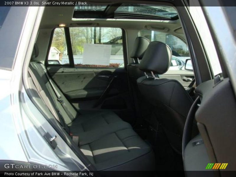 Silver Grey Metallic / Black 2007 BMW X3 3.0si