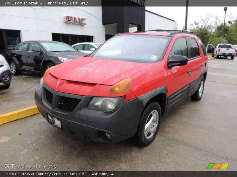 Bright Red / Dark Gray 2001 Pontiac Aztek GT