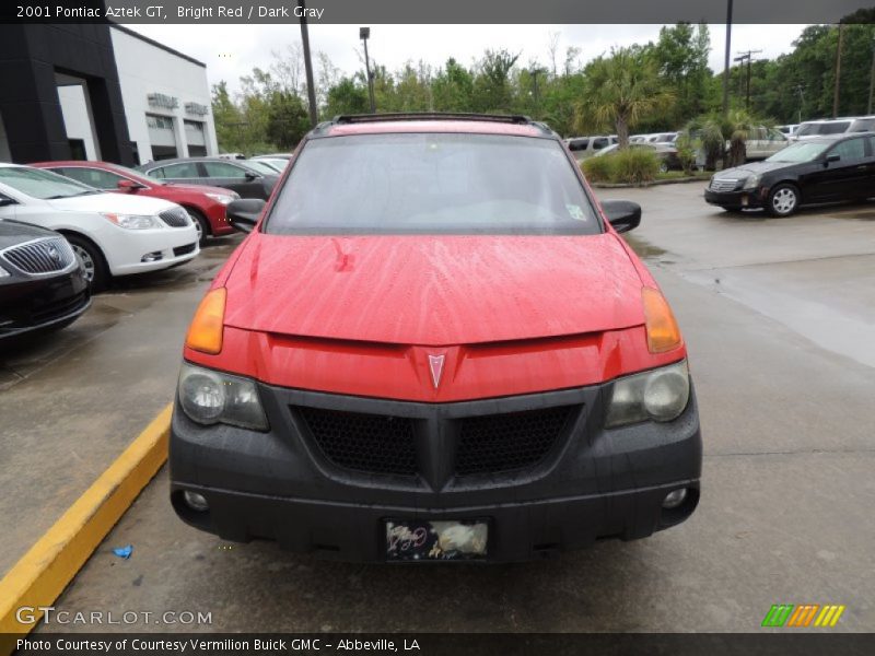 Bright Red / Dark Gray 2001 Pontiac Aztek GT
