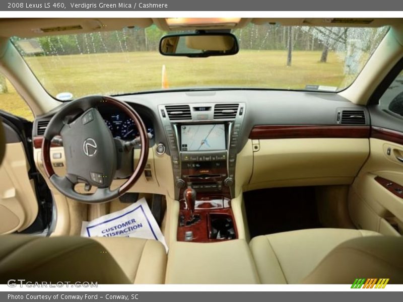 Verdigris Green Mica / Cashmere 2008 Lexus LS 460