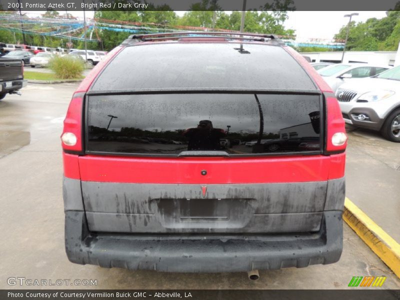 Bright Red / Dark Gray 2001 Pontiac Aztek GT
