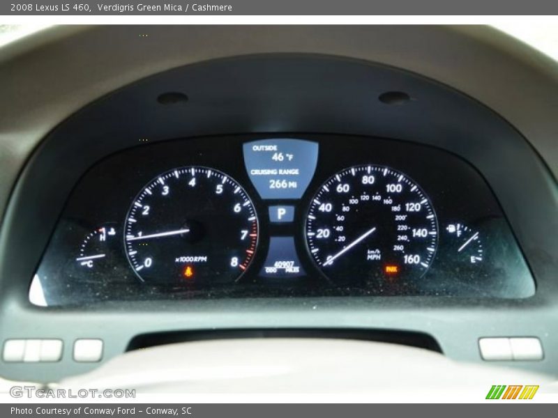 Verdigris Green Mica / Cashmere 2008 Lexus LS 460